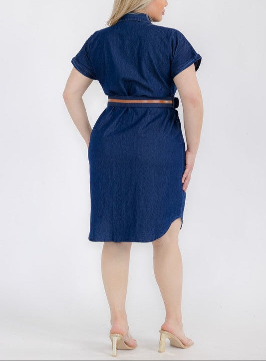Denim Dress-Extraordinary