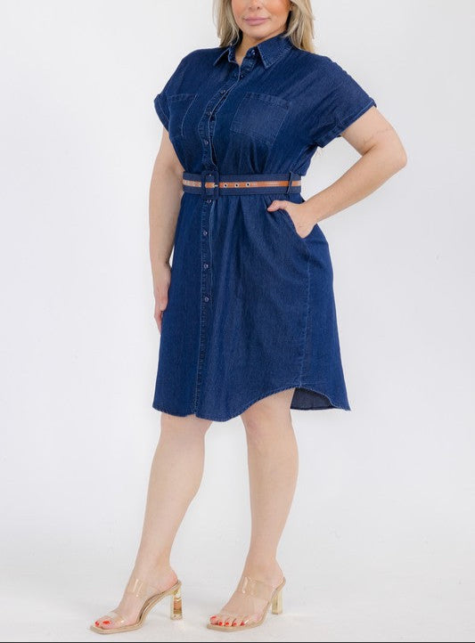 Denim Dress-Extraordinary