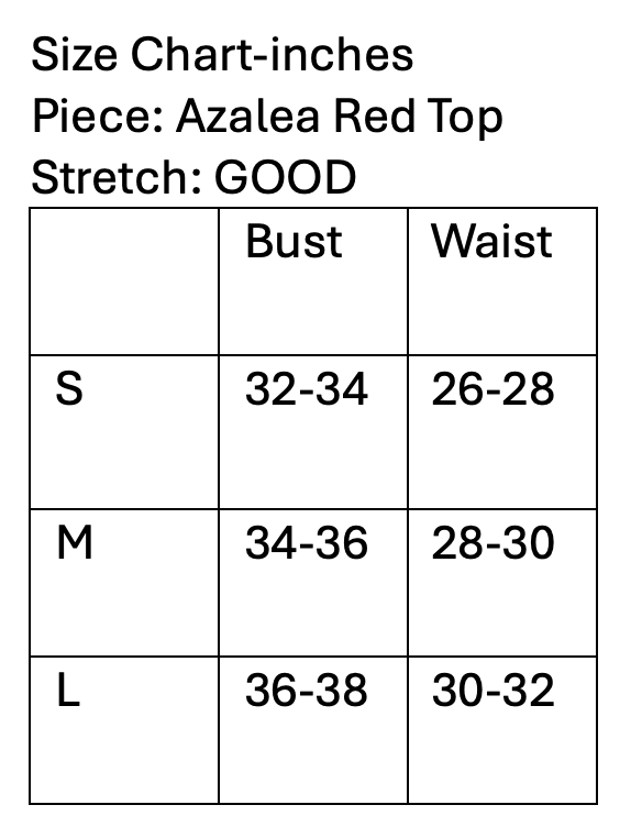 Azalea Red Top