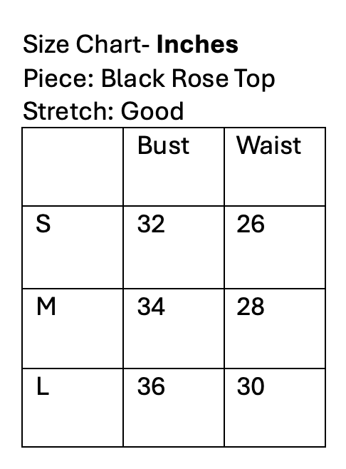 Black Rose Top