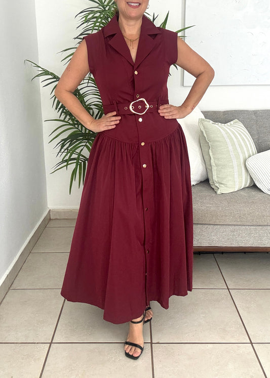 Dark Rose Dress