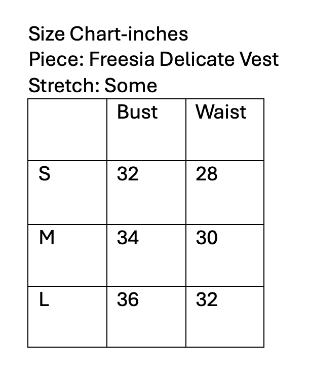 Freesia Delicate Vest