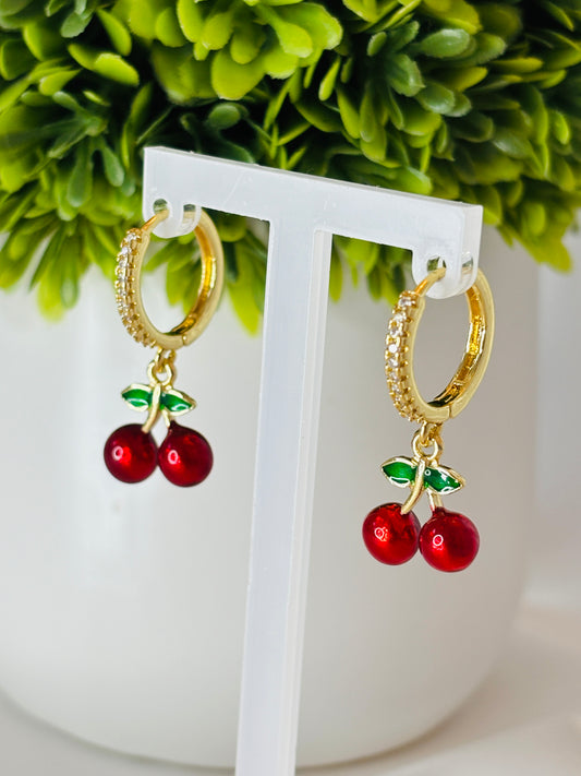 C H E R R I E S Earrings- GRETA