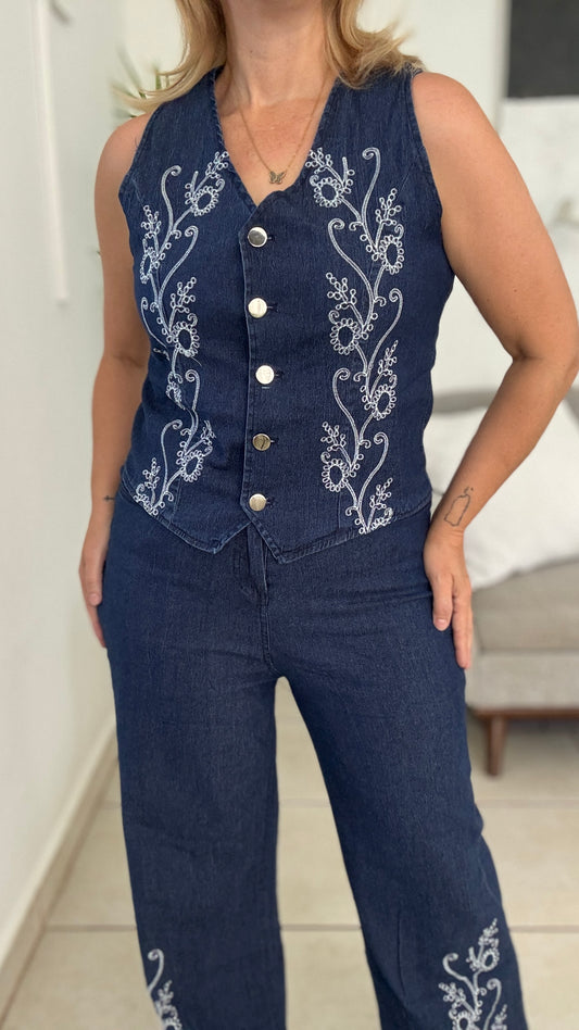 Lake Denim Pants Set