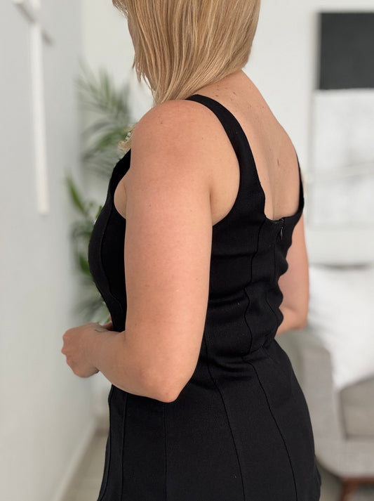 Shell & Starfish Top-Black