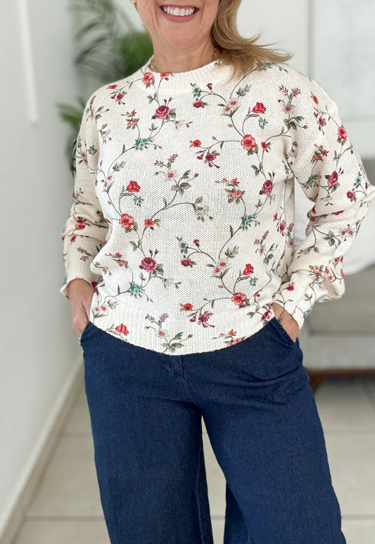 Garden Sweater Top