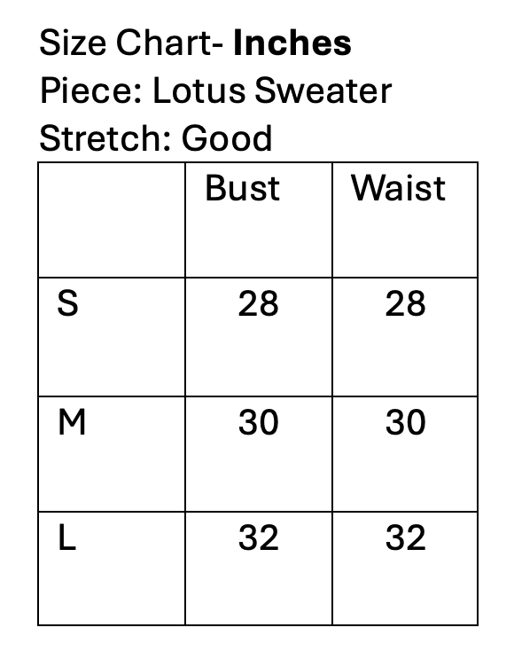 Lotus Sweater