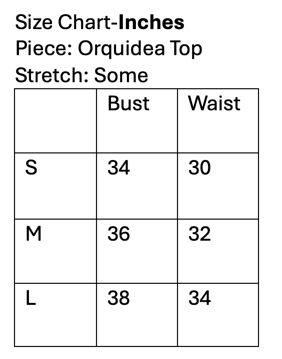 Orquidea Top- Black
