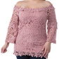 Off Shoulder Crochet Top- Curvy