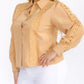 Long Sleeve Blouse- Curvy