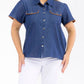 Denim Top-Curvy