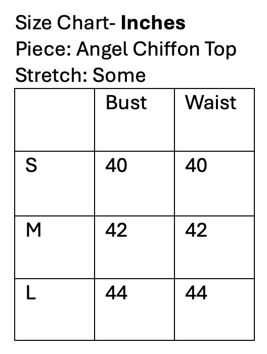Angel Chiffon Top
