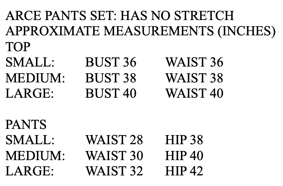 Arce Pants Set