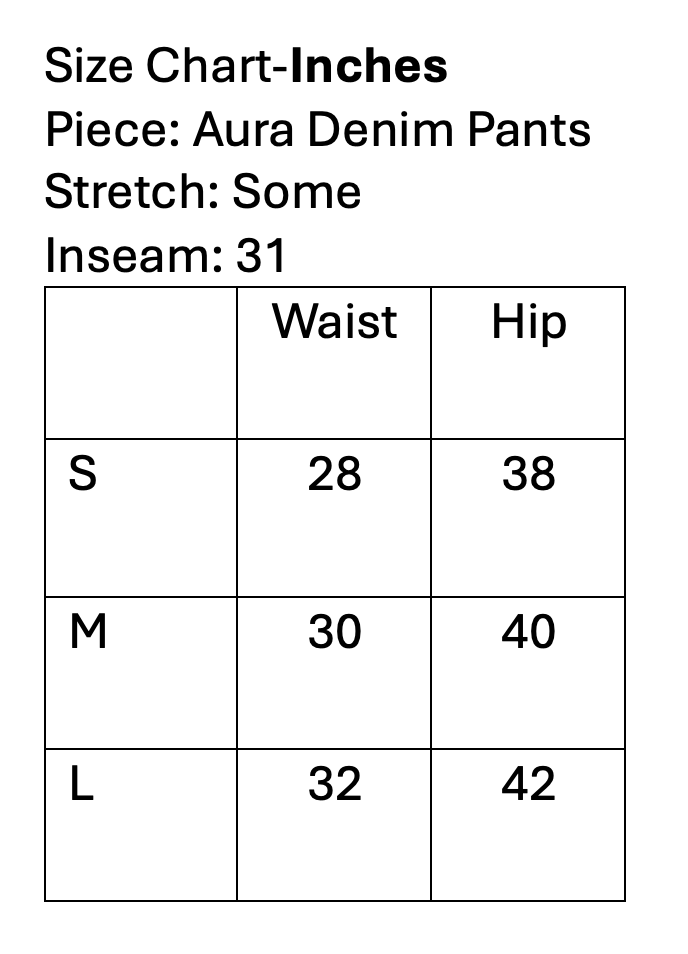 Aura Denim Pants