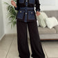 BLACK & DENIM PANTS SET