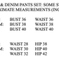 BLACK & DENIM PANTS SET