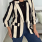 Black & Sand Blazer