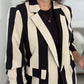 Black & Sand Blazer