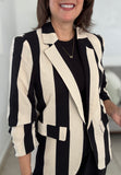 Black & Sand Blazer