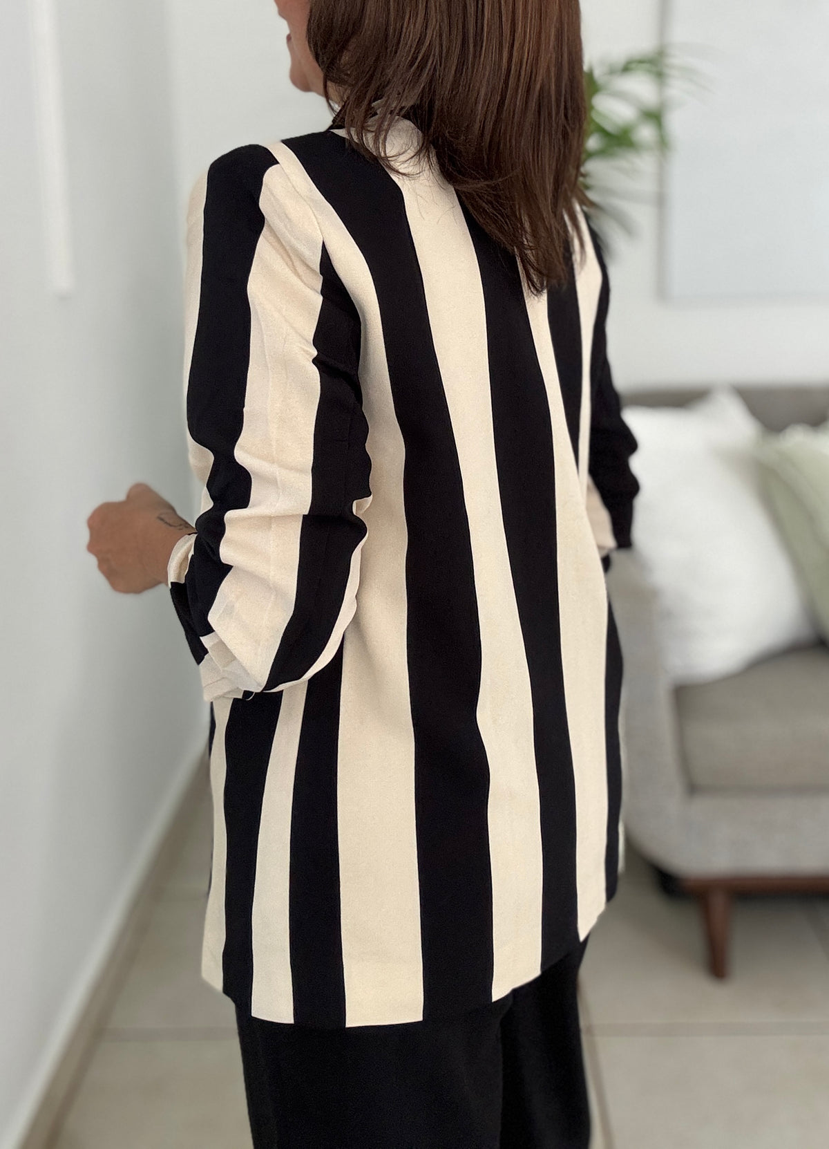 Black & Sand Blazer