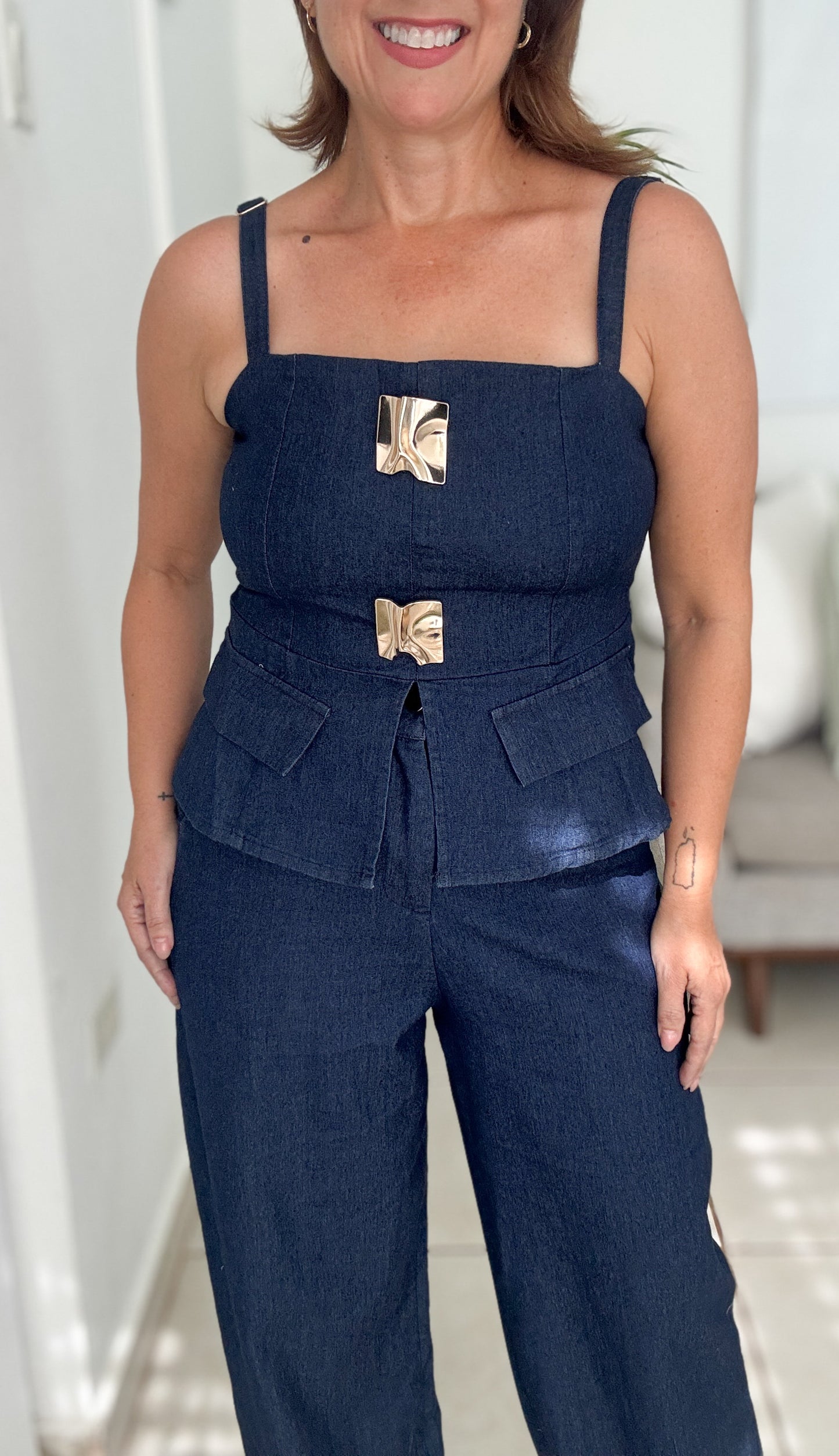 Blue Lagoon Pants Set