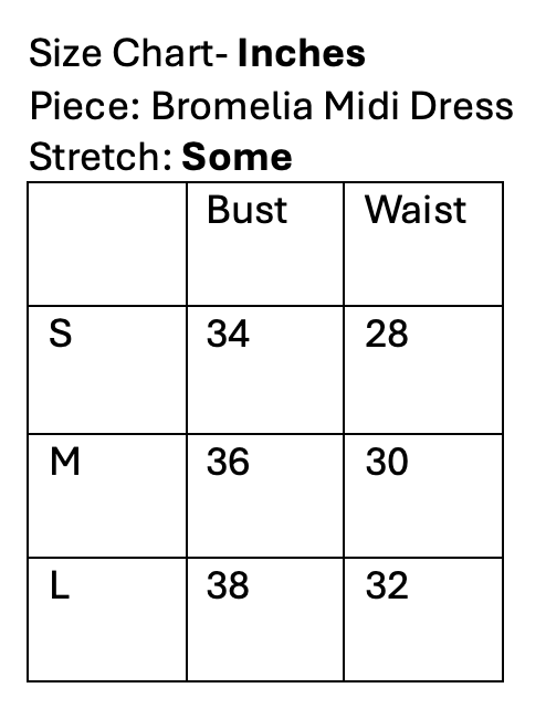 Bromelia Midi Dress