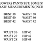 Brown Flowers Pants Set