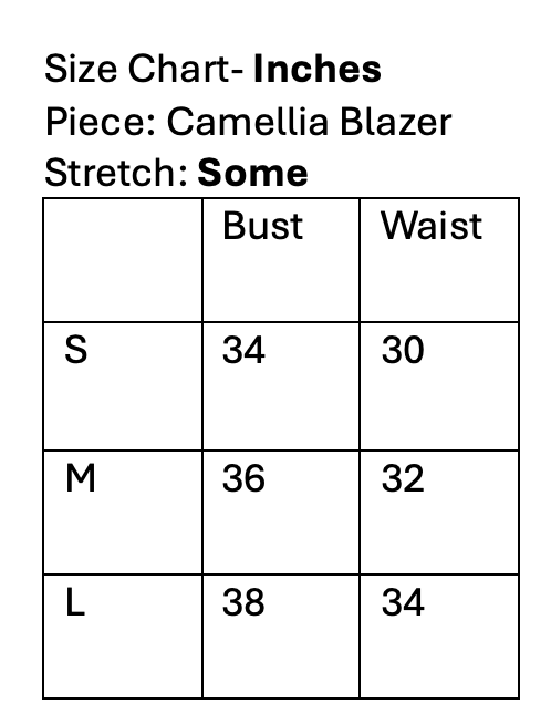 Camellia Blazer-Off White