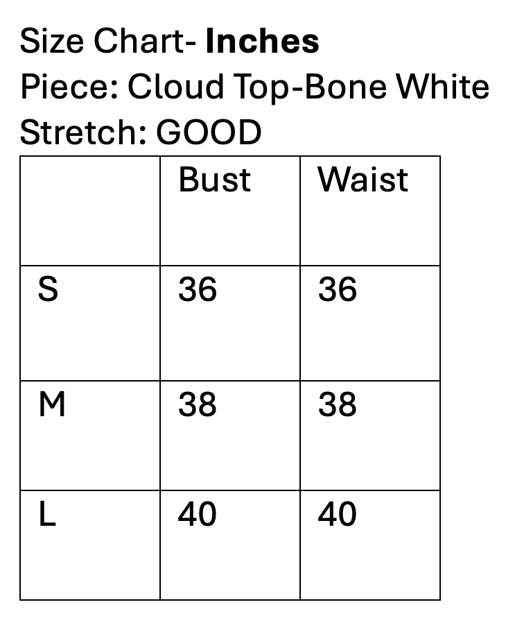Cloud Top - Bone White
