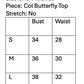 Col Butterfly Top