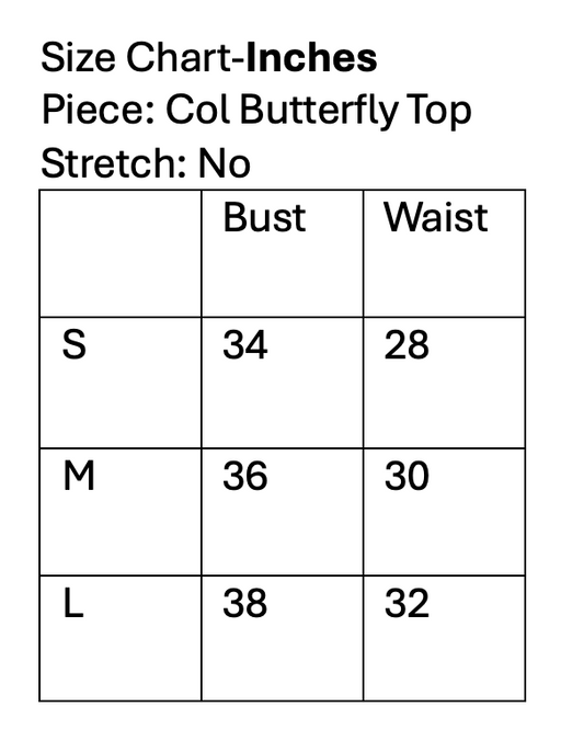 Col Butterfly Top