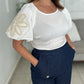 Floral Slevees Top