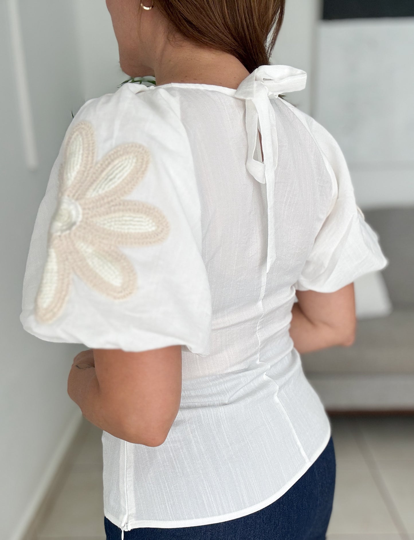 Floral Slevees Top