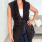 Flower Vest Black