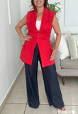 Flower Vest Red