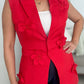 Flower Vest Red