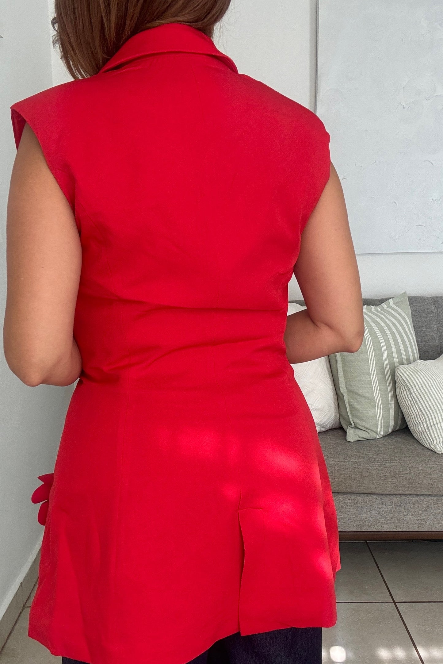 Flower Vest Red