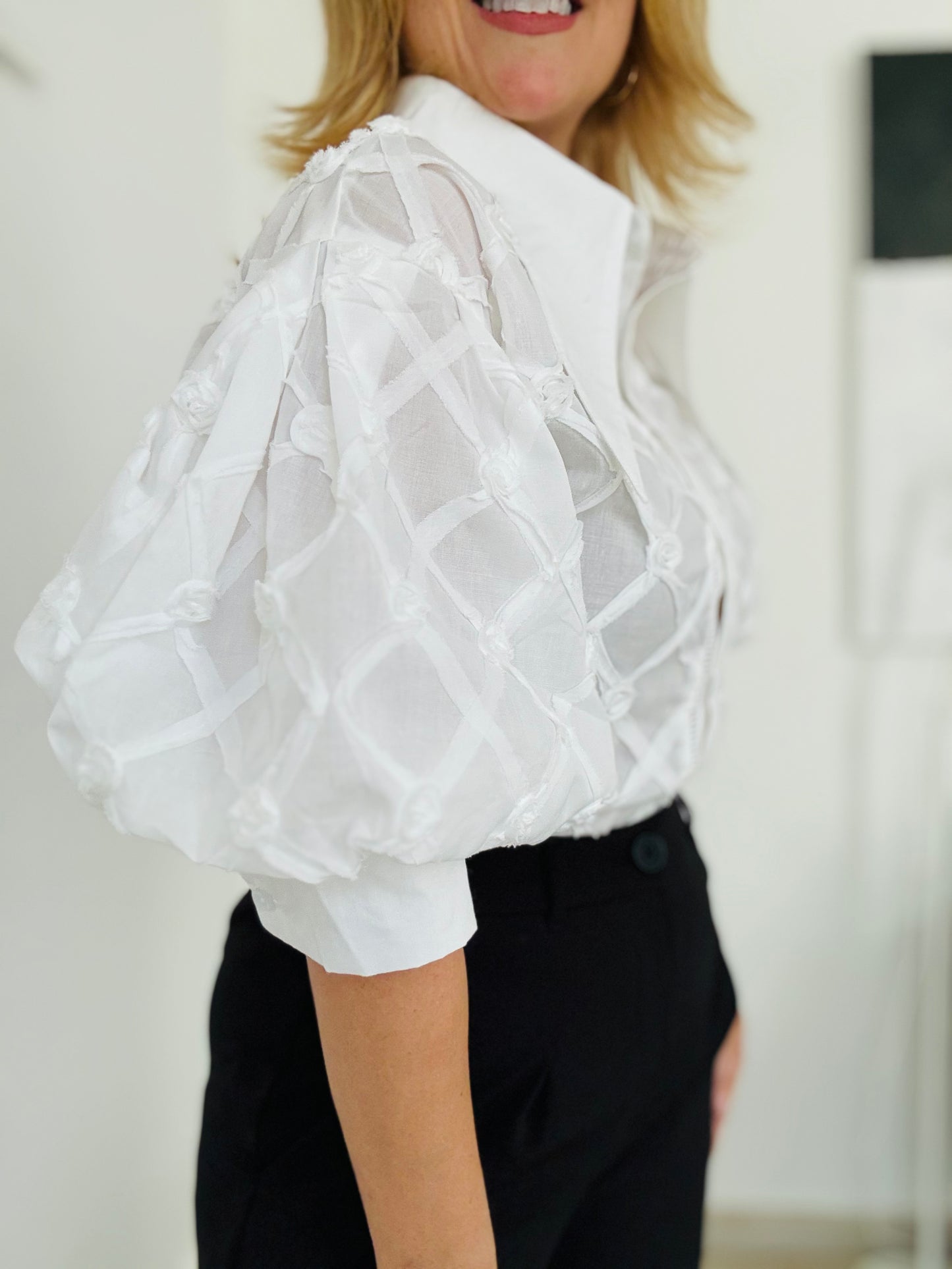 Sophisticated White Blouse