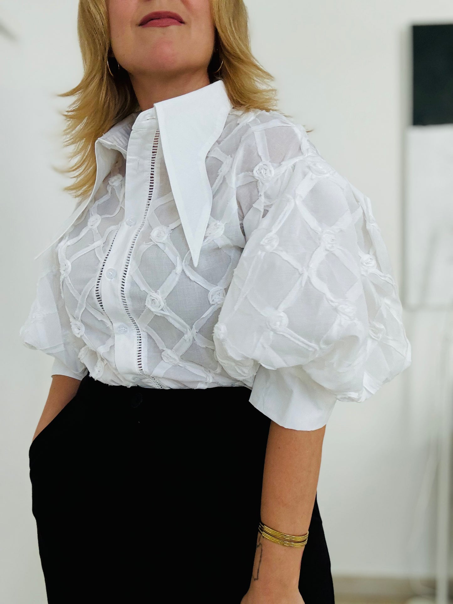 Sophisticated White Blouse