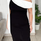 Jazmin Dress-Black & White