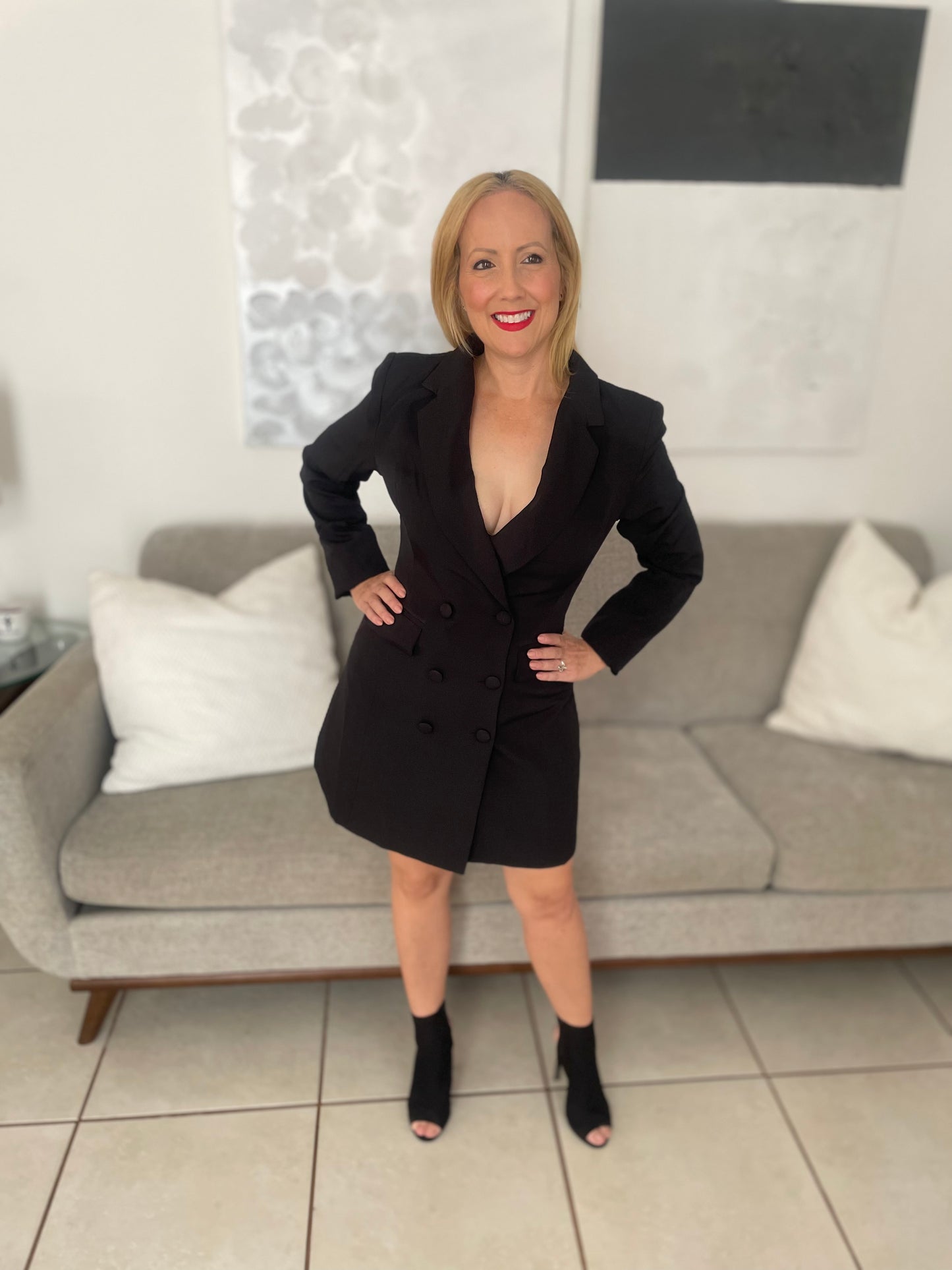 Black Blazer Dress