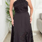 Camelia Black Skirt Set