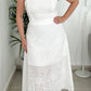 Gladiola White Skirt Set