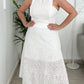 Gladiola White Skirt Set