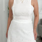 Gladiola White Skirt Set