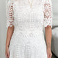White Rose Skirt Set