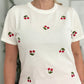 Cherry Off White Shirt