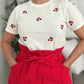 Cherry Off White Shirt