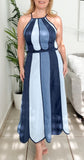 Ocean Blue Skirt Set