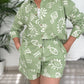 Green Short Set